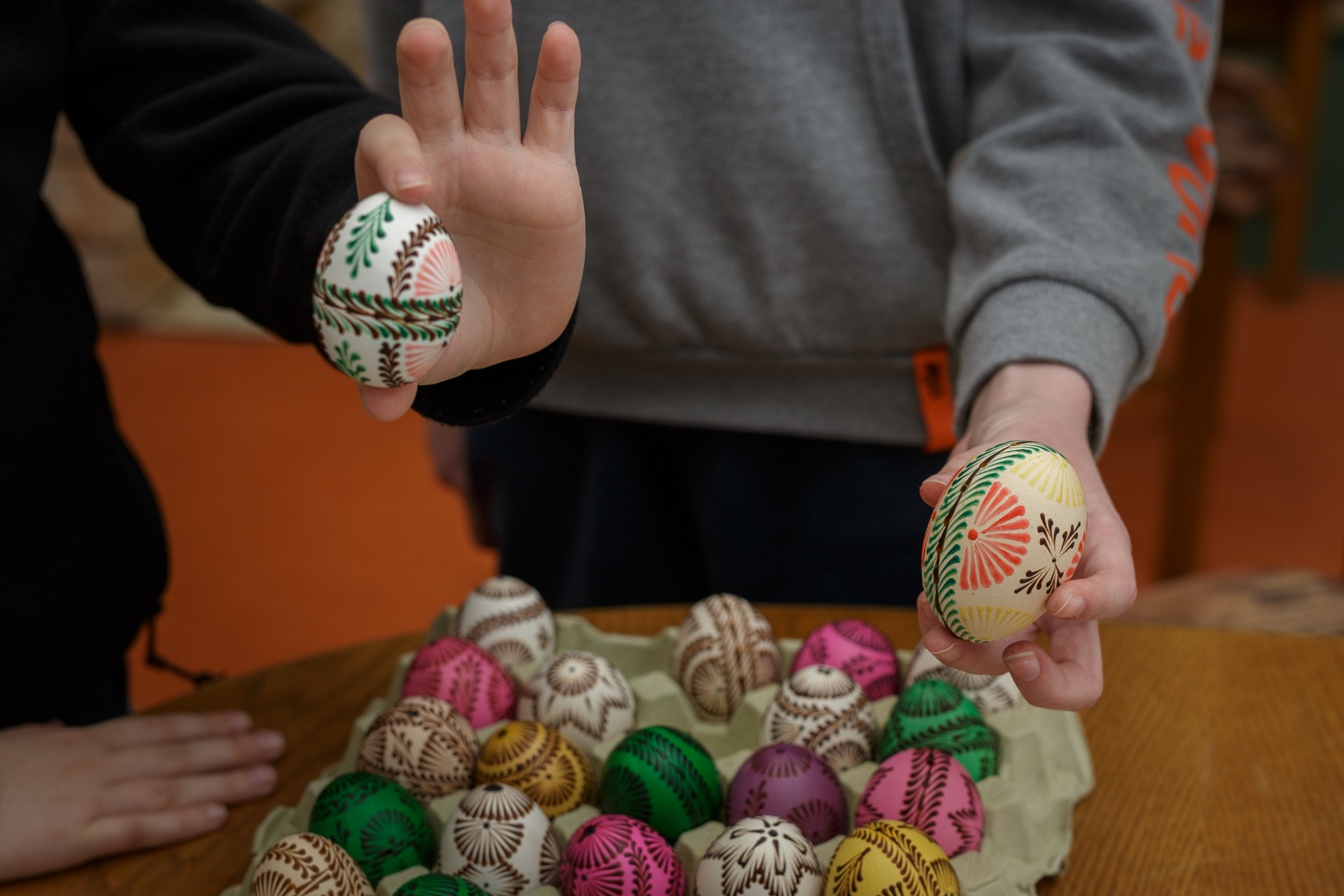 pisanka wielkanocna nad Biebrzą